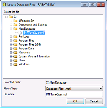 Attach Database File Path