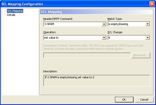 Missing Header SCL Mapping