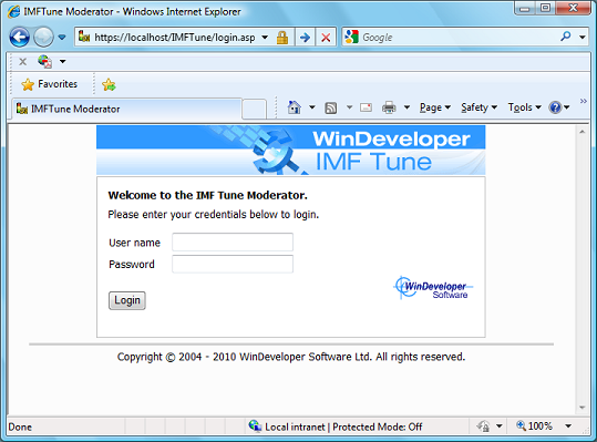 Web Login