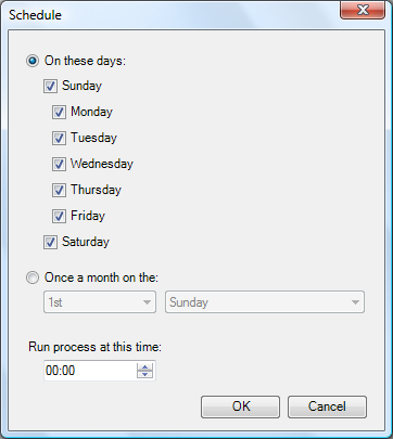 Maintenance Schedule