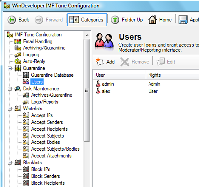IMF Tune Quarantine Users
