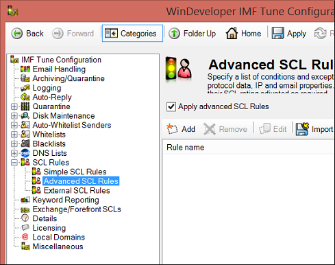 Advanced SCL Rules