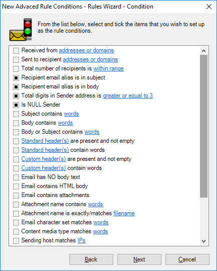 New Condition Types